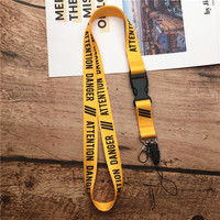 2 w 1 smycz na telefon komórkowy brelok sling odznaka z pałąkiem na kark brelok anti-lost odznaki ID telefon komórkowy liny na szyję 3